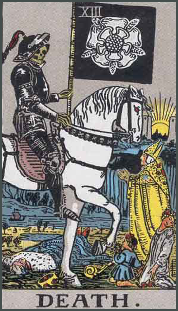 Tarot Cartes Majeures 13, La Mort